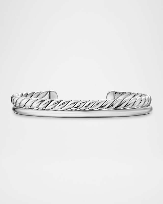 DY Mercer 2-Row Bracelet in Silver, 8